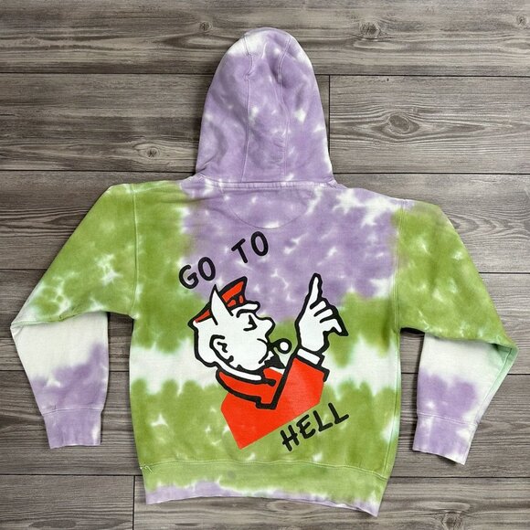 Superrradical Go To Hell Tie Dye Hoodie - Picture 2 of 6